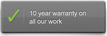 10 Year Warranty all Work
